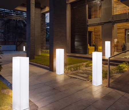 Светильник Колонна 30х50  питание от АКБ, RGB Светильник Колонна 30х50  питание от АКБ, RGB